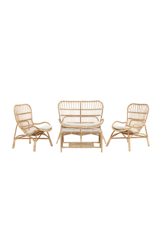 Venture Home Ella Lounge Set (3+2+1) Rotting / Offwhite Kudde