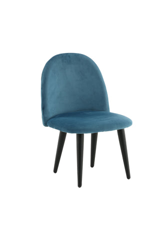 Velvet Dining Chair XXS 2-pack - Blue Velvet