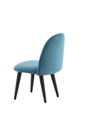 Velvet Dining Chair XXS 2-pack - Blue Velvet