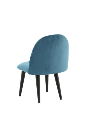 Velvet Dining Chair XXS 2-pack - Blue Velvet