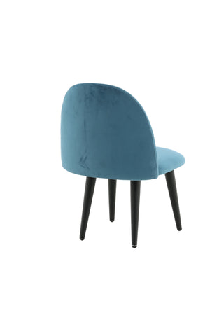 Velvet Dining Chair XXS 2-pack - Blue Velvet