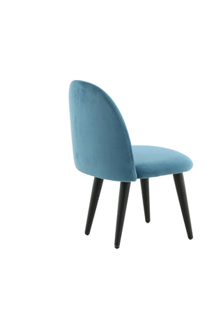 Velvet Dining Chair XXS 2-pack - Blue Velvet