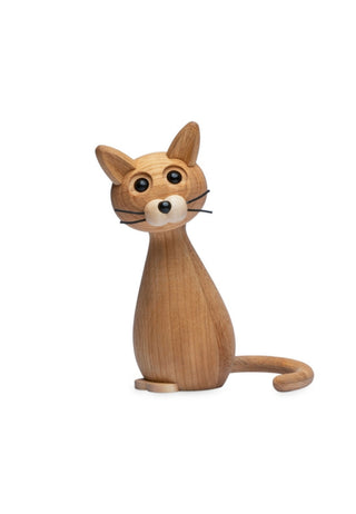 Spring Copenhagen Brave Cat Oak Prydnadsfigur 24cm