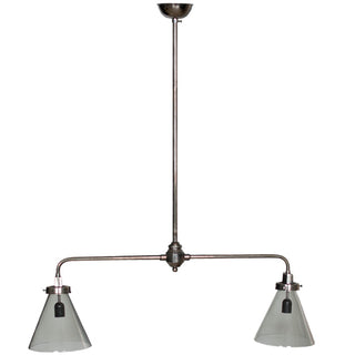 HANGING LAMP DOUBLE GLASKON