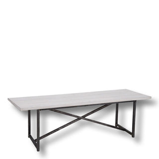 BENCH MANHATTAN 180CM WHITE