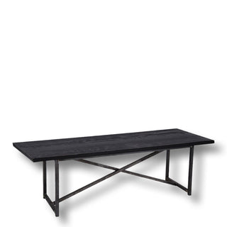 BENCH MANHATTAN 180CM BLACK