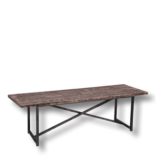 BENCH MANHATTAN 180CM VINTAGE BROWN