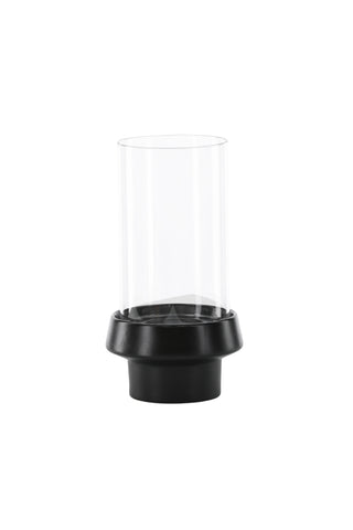 Venture Home Davida Lykta - Svart/Klart glas - 15*H29cm