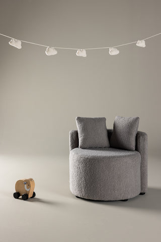 Venture Home Kelso Kids 2-sits soffa - Grå / Teddy FSC 100 %