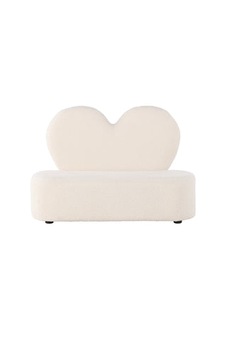 Venture Home Blomstersoffa för barn - Beige / Teddy FSC 100 %