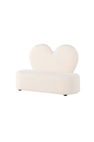 Venture Home Blomstersoffa för barn - Beige / Teddy FSC 100 %