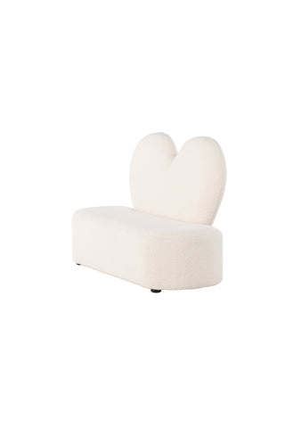 Venture Home Blomstersoffa för barn - Beige / Teddy FSC 100 %