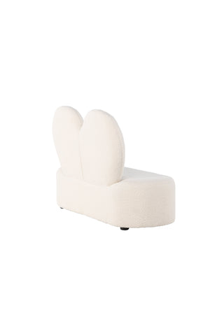 Venture Home Blomstersoffa för barn - Beige / Teddy FSC 100 %