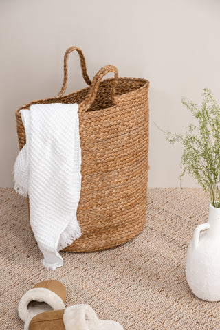 Venture Home Pune Jute - 50*ø35- -Rund-Naturlig/Brun