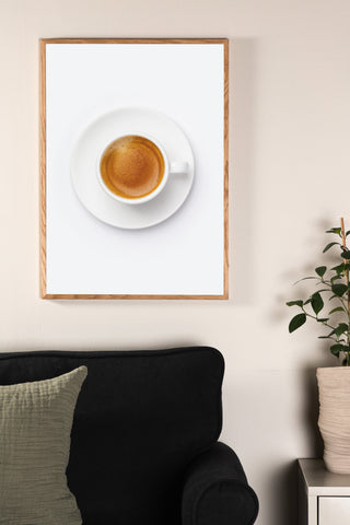 Venture Home Affisch - Skumlat kaffe - 21x30