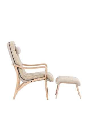 Fårö Lounge Chair - Woodlook / Sand