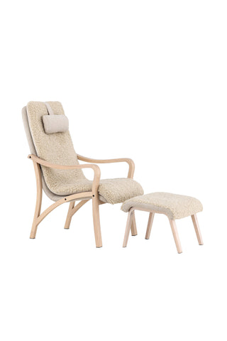 Fårö Lounge Chair - Woodlook / Sand