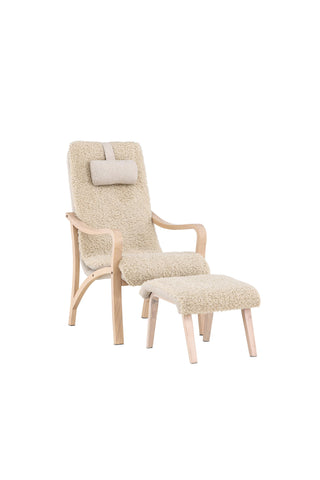 Fårö Lounge Chair - Woodlook / Sand