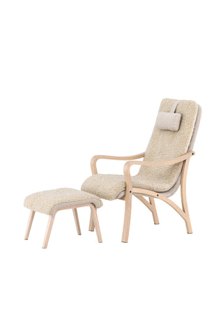 Fårö Lounge Chair - Woodlook / Sand