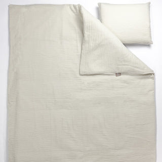 Påslakan Vagga Muslin Ivory