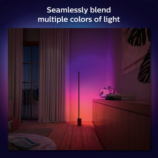 Hue Gradient Signe Golvlampa Wh/Color Svart