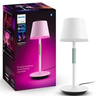 Hue Go Portabel bordslampa Vit/Salviagrön