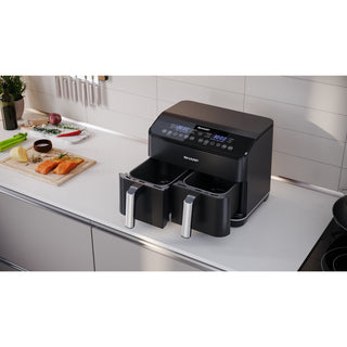 Airfryer Dubbel 2X4L  2X1800W - AF-GD82AE-B