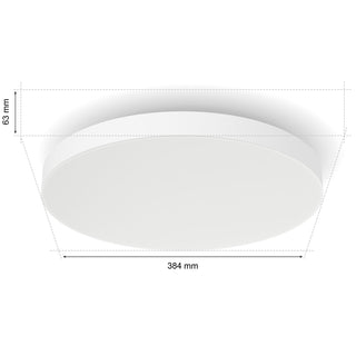 Hue Datura liten takplafond Ø38,4 cm White and color ambiance 3300 lm