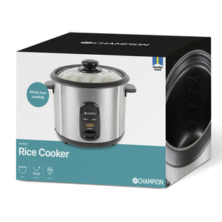 Riskokare Ceramic 1,5L 500W RK500 Rostfri