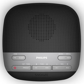 Digital DAB+/FM-klockradio Dubbla alarm