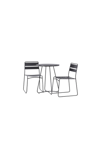 Venture Home Bacong Cafetable Steel - Svart / Rund ø60** +Lina Matstol - Svart _2