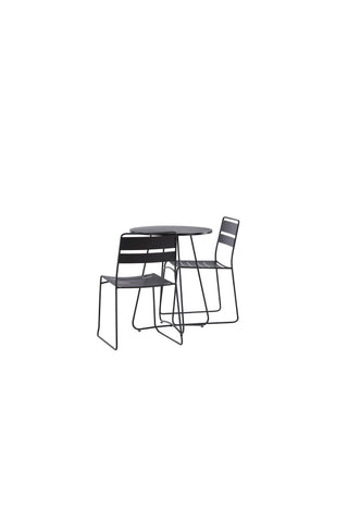 Venture Home Bacong Cafetable Steel - Svart / Rund ø60** +Lina Matstol - Svart _2