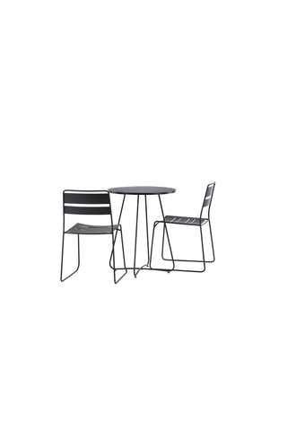 Venture Home Bacong Cafetable Steel - Svart / Rund ø60** +Lina Matstol - Svart _2