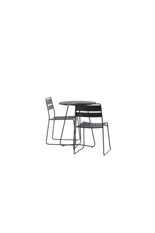 Venture Home Bacong Cafetable Steel - Svart / Rund ø60** +Lina Matstol - Svart _2