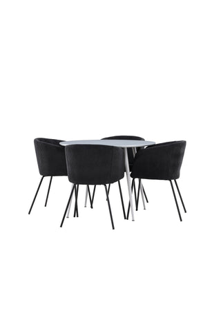 Plaza Dining Table with Berit Dining Chair