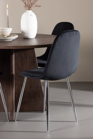 Bootcut Dining Table with Polar Dining Chair