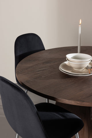 Bootcut Dining Table with Polar Dining Chair