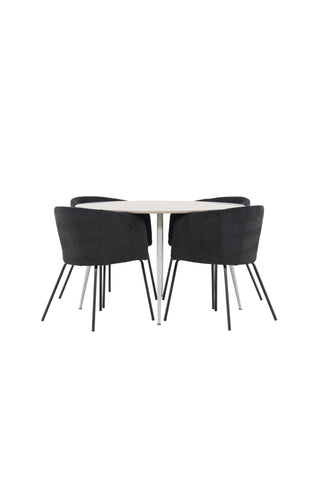 Plaza Dining Table with Berit Dining Chair