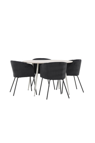 Plaza Dining Table with Berit Dining Chair