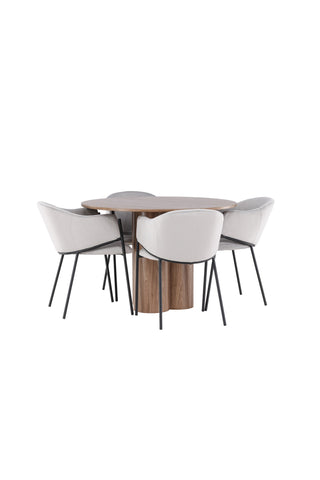 Olivia Dining Table with Evelina Dining Chair