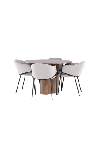 Olivia Dining Table with Evelina Dining Chair