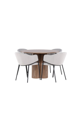 Olivia Dining Table with Evelina Dining Chair