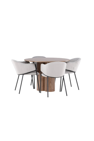 Olivia Dining Table with Evelina Dining Chair