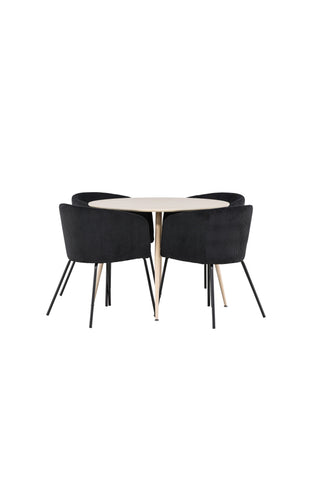 Plaza Dining Table with Berit Dining Chair