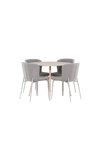 Plaza Dining Table with Modesto Dining Chair