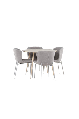 Plaza Dining Table with Modesto Dining Chair