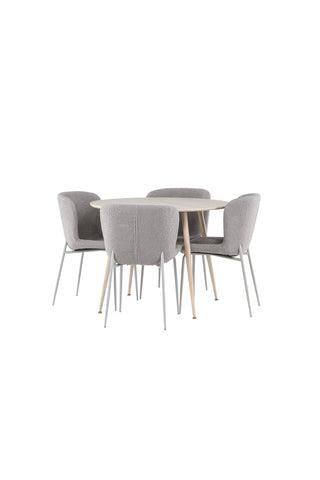 Plaza Dining Table with Modesto Dining Chair