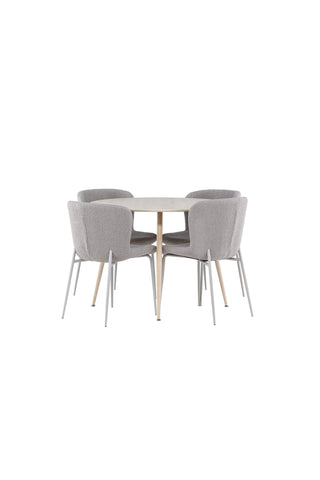 Plaza Dining Table with Modesto Dining Chair