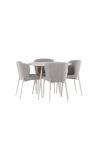 Plaza Dining Table with Modesto Dining Chair