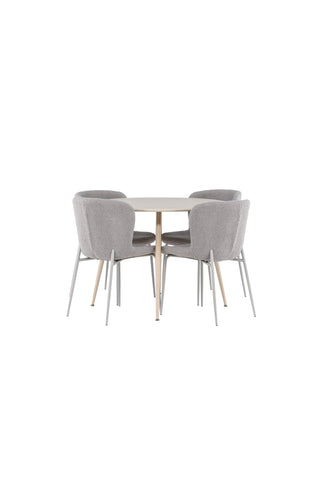 Plaza Dining Table with Modesto Dining Chair